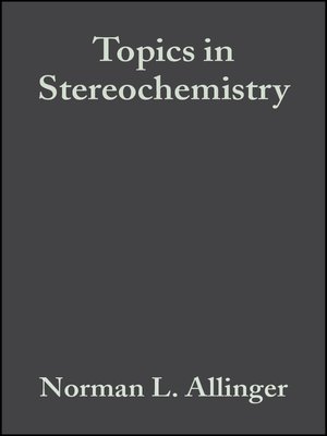 cover image of Topics in Stereochemistry